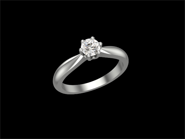 Годежен пръстен с диамант 1060