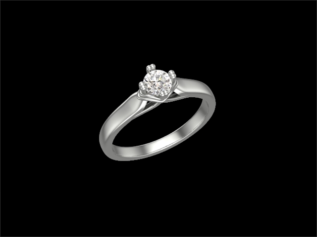 Годежен пръстен с диамант 36019